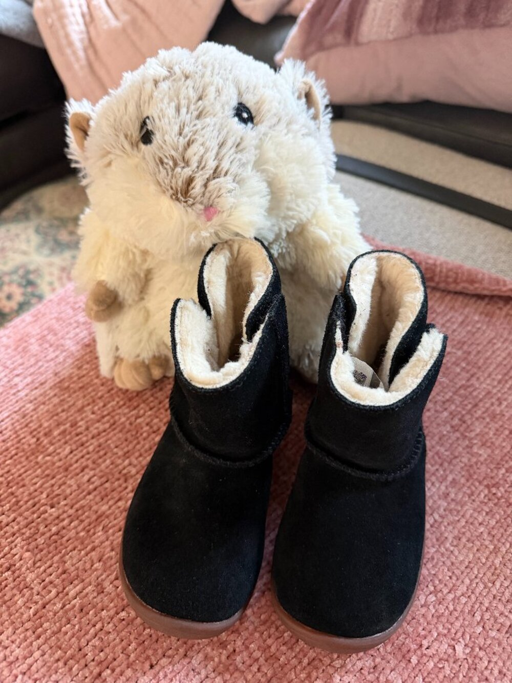 Ugg Black Toddlers Keelen II Size 8 Brand New